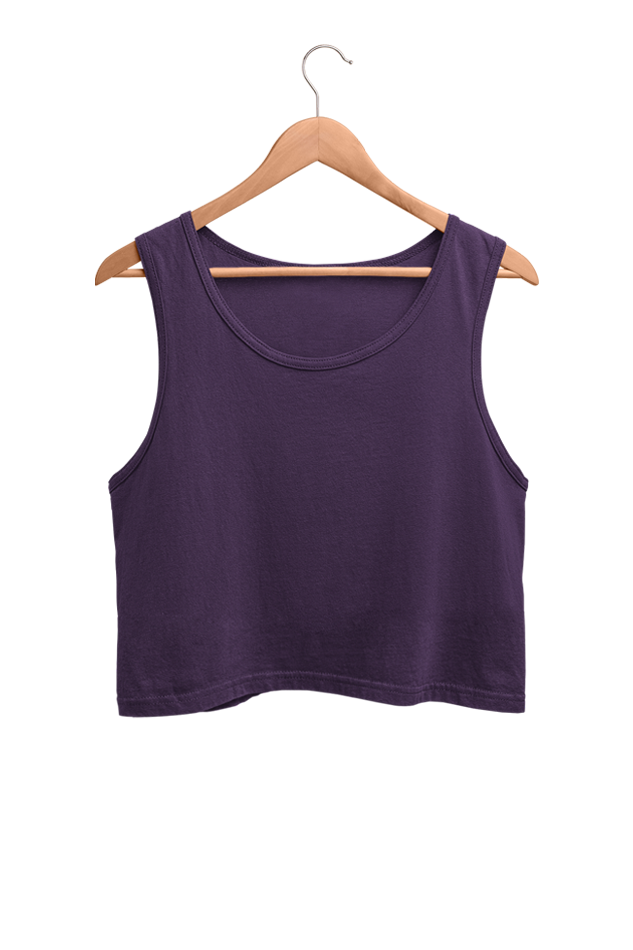 Purple Crop Tank