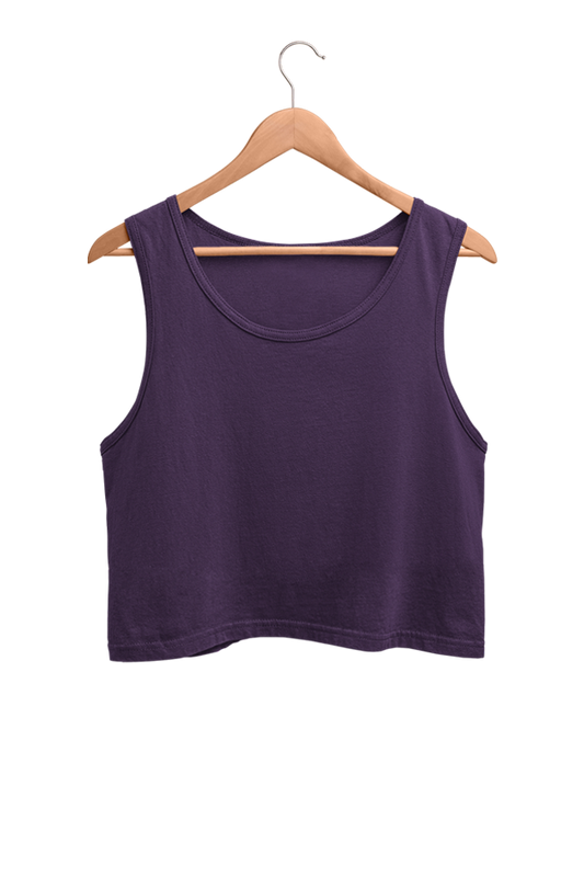 Purple Crop Tank