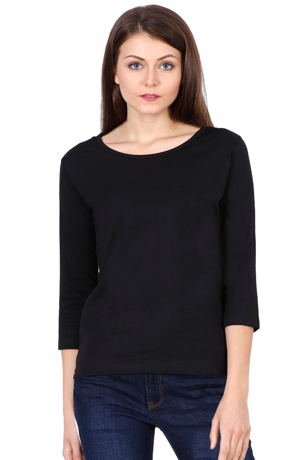 Black Full Sleeves T-shirt