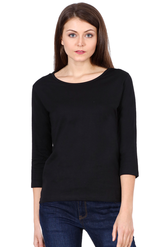 Black Full Sleeves T-shirt