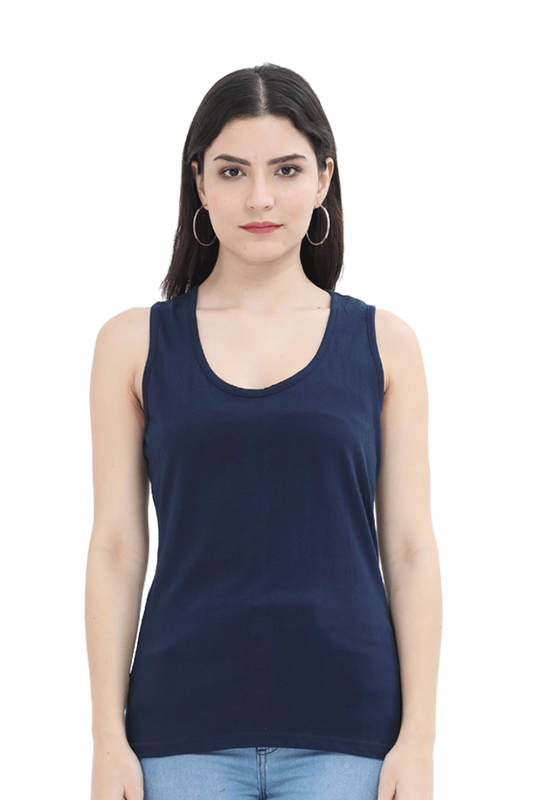 Navy Blue Femal Tank Top