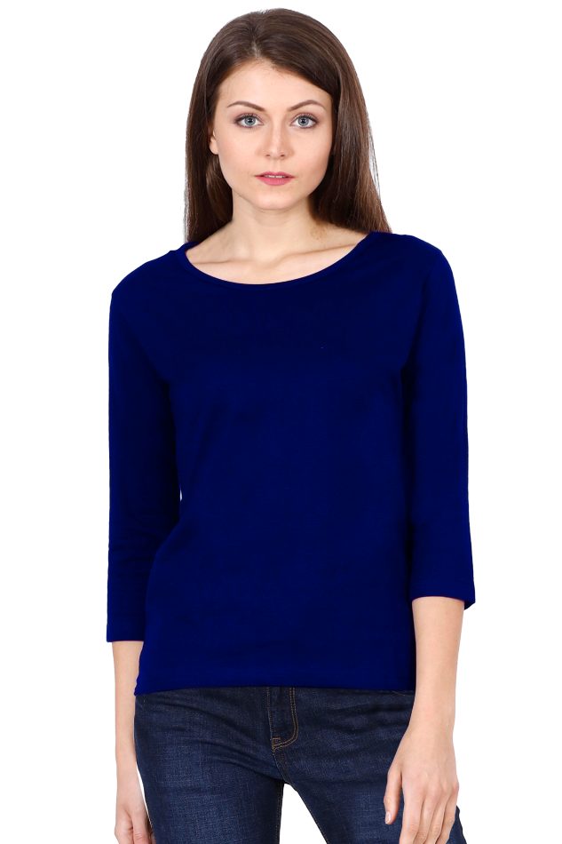 Royal Blue Full Sleeves T-shirt